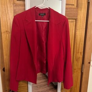 Nine West Vibrant Red Women's Blazer
